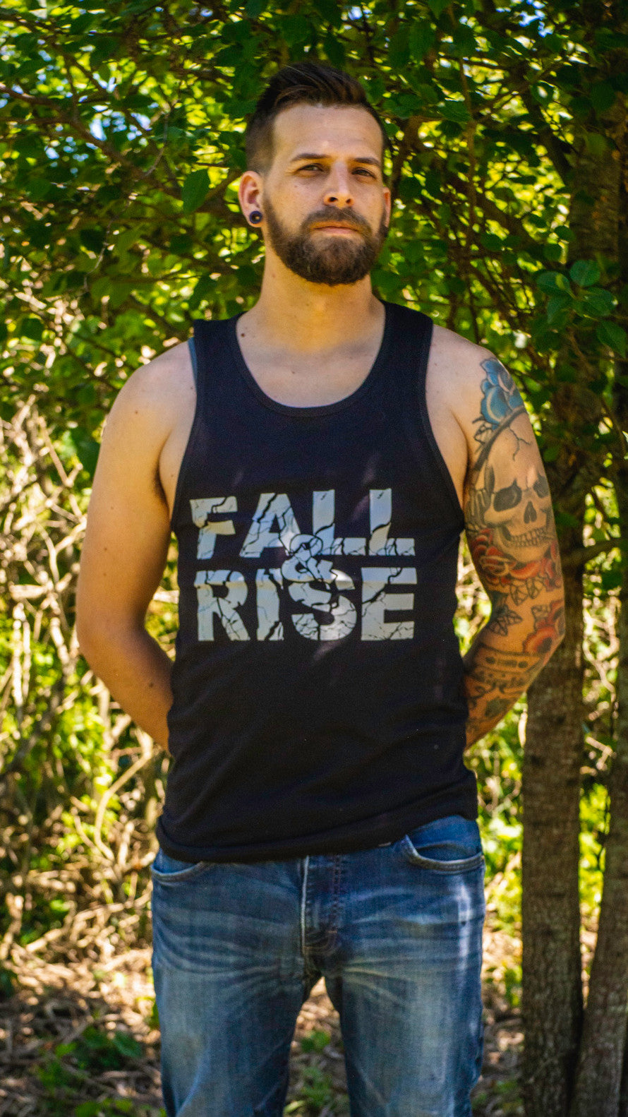 FALL AND RISE GROUND BREAKING Men's Tank Top