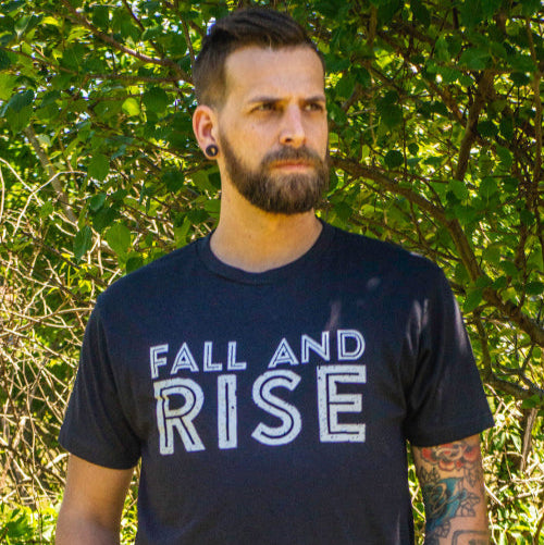 FALL AND RISE LOGO Men's T-Shirt
