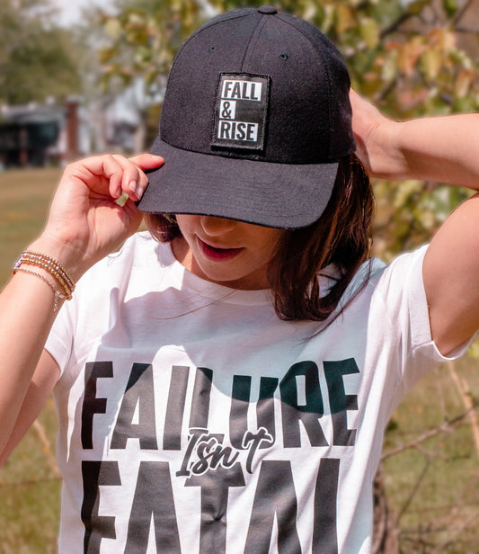 FALL AND RISE BLOCK Hat (Black)