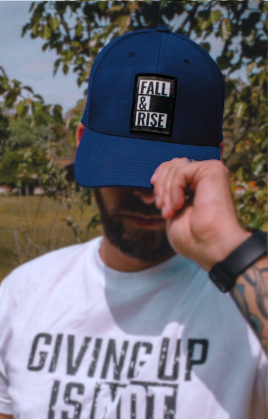 FALL AND RISE BLOCK Hat (Navy)