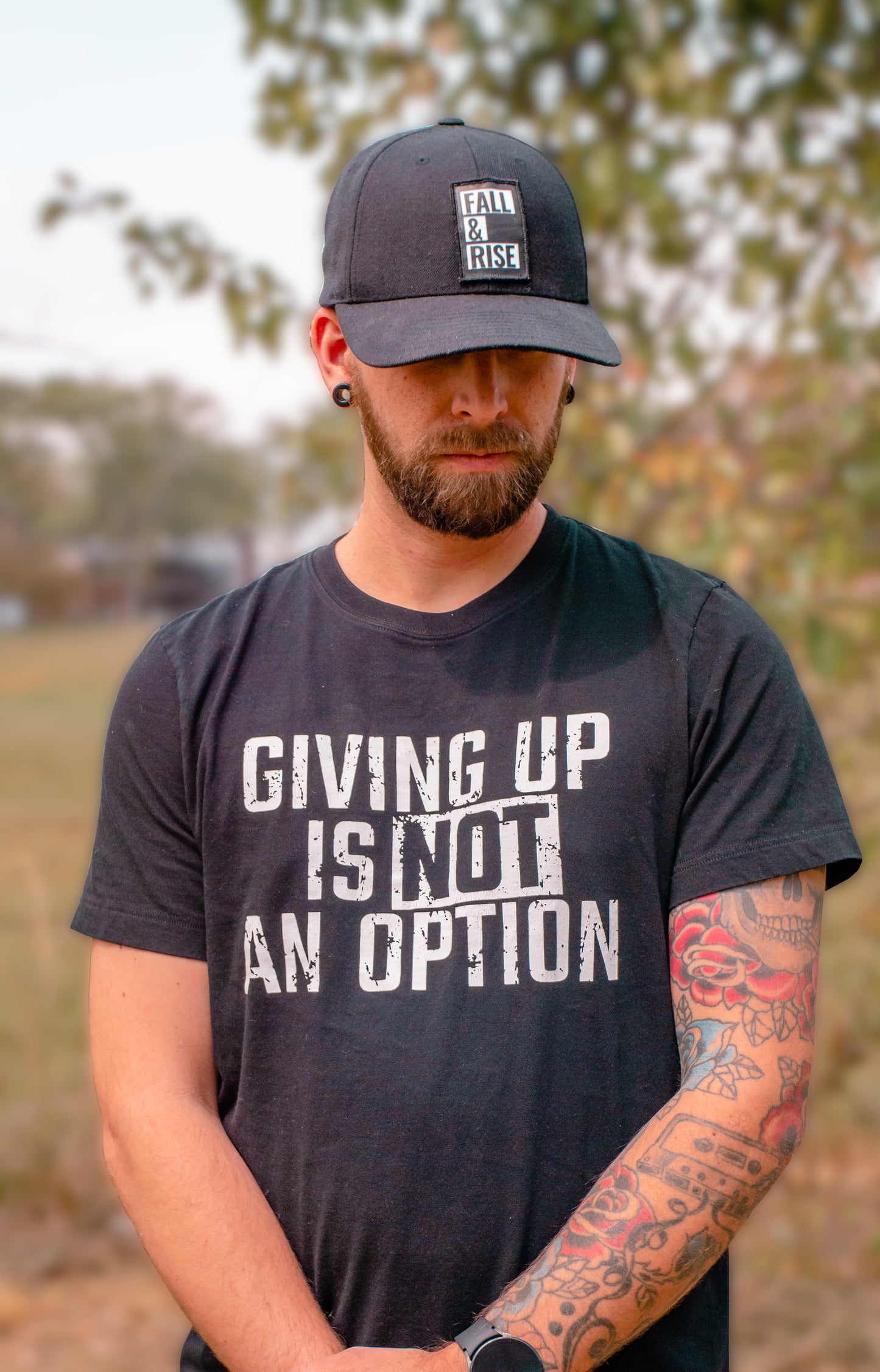 NEVER GIVE UP Men's T-Shirt