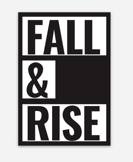 Logo Sticker - Fall & Rise